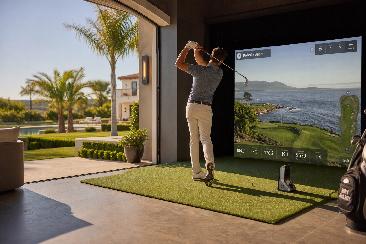 Rent a Golf Simulator for an Authentic Golf Experience at Home