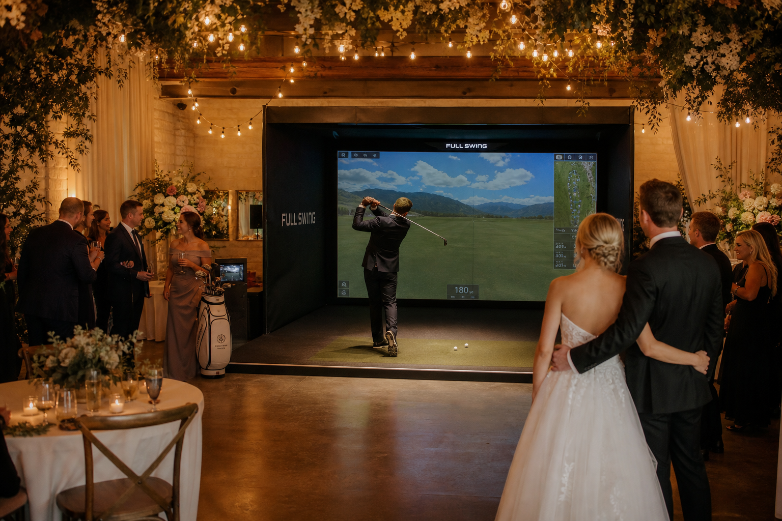 Add a Golf Simulator to Your Wedding Reception &mdash; Here&rsquo;s Why Every Couple Should